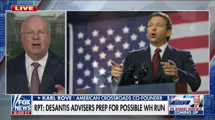 Trump 'does have challenges' as DeSantis advisers prep for possible 2024 run: Karl Rove