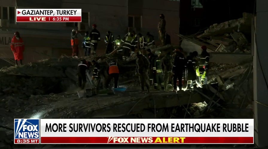 Survivors heard in Turkey earthquake rubble as rescue crews rush to free them
