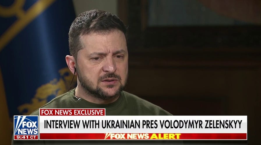 Ukrainian President Zelenskyy sits down for exclusive interview with Trey Yingst