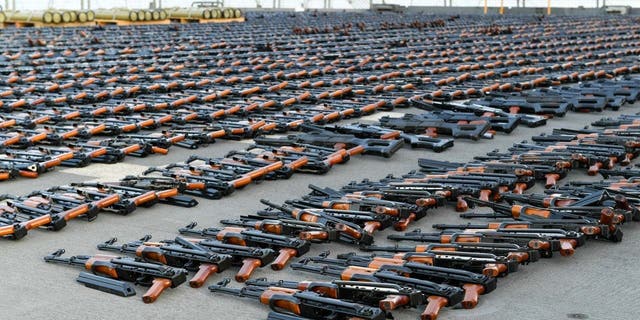 U.S. Central Command, in collaboration with international naval partners, seized over 3,000 rifles, 578,000 rounds of ammunition and 23 advanced anti-tank guided missiles originating in Iran.
