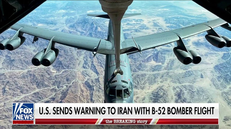 US sends warning to Iran with B-52 bomber flight over region