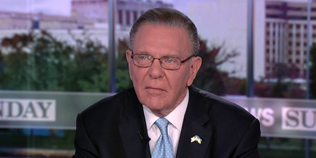 Fox News senior strategic analyst Gen. Jack Keane (ret.) speaks on "Fox News Sunday" with Shannon Bream.