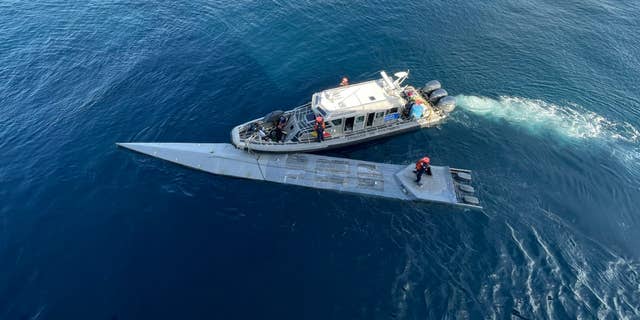 The Colombian Navy found nearly 3,000 pounds of cocaine in a submarine in the Pacific Ocean on Sunday. 