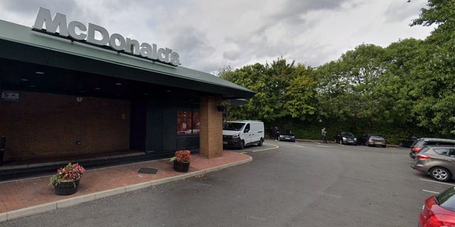 The McDonald's location in Walgraves, U.K. where the family reportedly exceeded the parking lot time limt. 