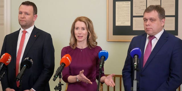 Estonian Prime Minister Kaja Kallas and opposition leaders convened in Tallinn to discuss forming a coalition government.