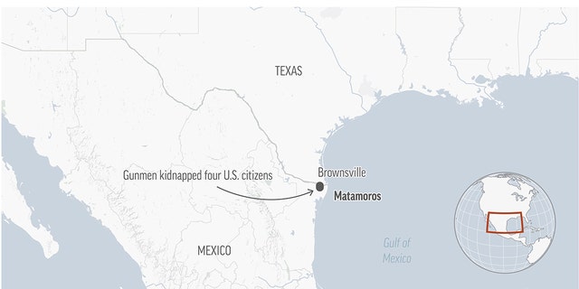 Gunmen kidnapped four U.S. citizens who crossed into Mexico from Texas last week to buy medicine and got caught in a shootout.