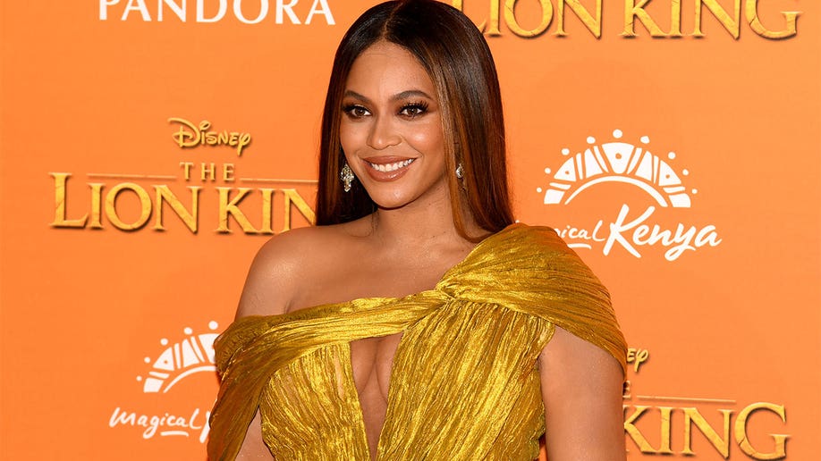 Beyoncé at "The Lion King" premiere.