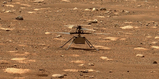 NASA's Ingenuity helicopter unlocked its rotor blades, allowing them to spin freely, on April 7, 2021, the 47th Martian day, or sol, of the mission. 