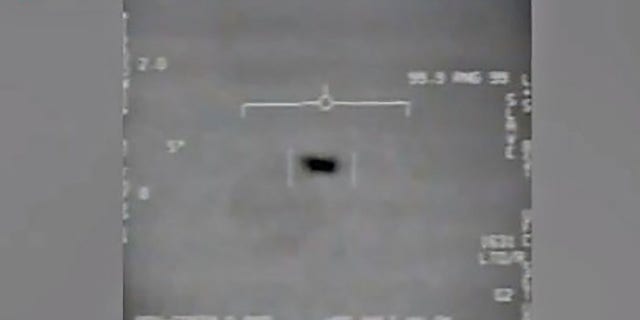 UFO seen in clip released by Department of Defense.