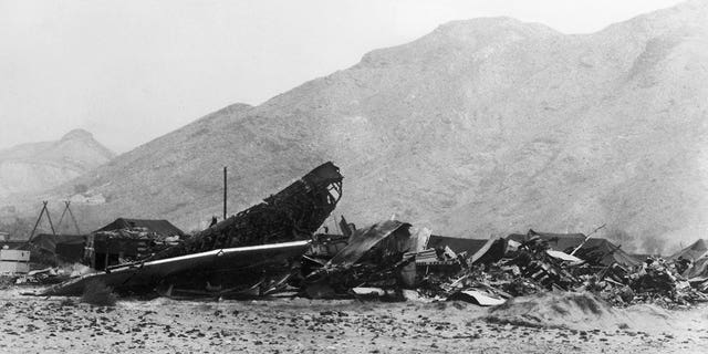 An accident caused by a U.S. Air Force B-52 Nuclear Bomber dumped four hydrogen bombs at Palomares, Spain, on Jan. 17, 1966. 