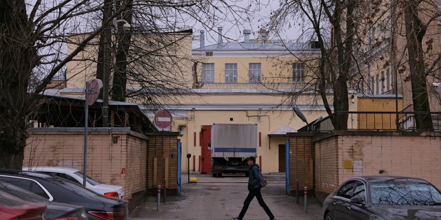 A view shows the pre-trial detention centre Lefortovo, where Wall Street Journal reporter Evan Gershkovich, arrested on suspicion of espionage, is reportedly being held in Moscow, Russia March 30, 2023. 