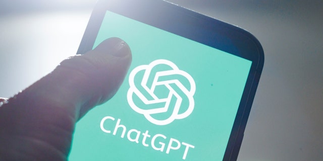 FILE: The logo of the chatbot ChatGPT from the company OpenAI can be seen on a smartphone on April 3, 2023, in Berlin, Germany. 