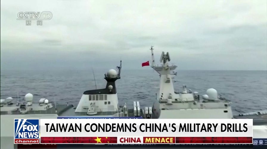 China's military declares it is 'ready to fight' after drills near Taiwan