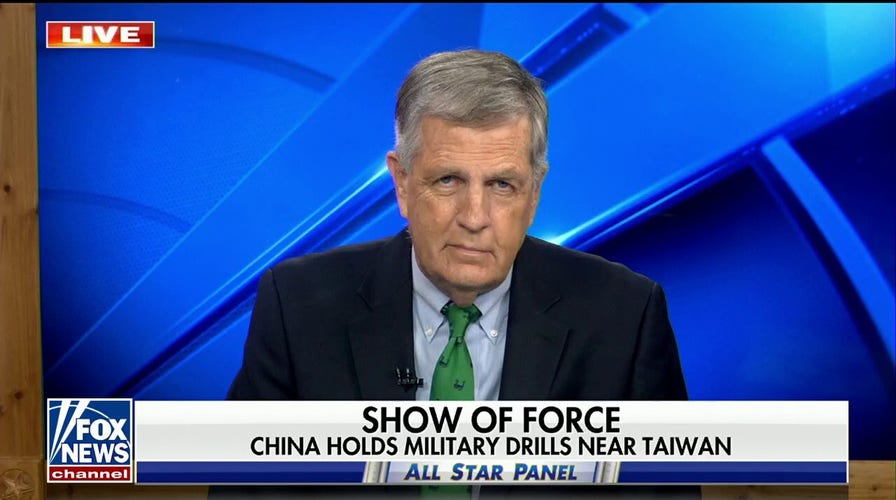 China's reaction to US-Taiwan delegation is one of insecurity: Brit Hume