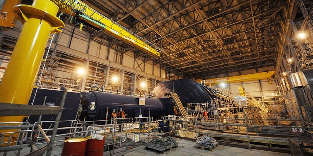 The turbine hall of the nuclear power plant Olkiluoto 3 is seen under construction in Eurajoki, Finland, on March 23, 2011. 