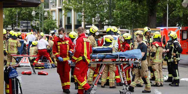 Stretcher for crash victim