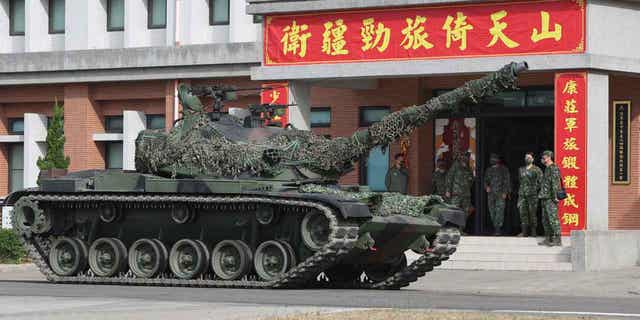 Tank is deployed in Beijing