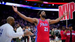 Philadelphia 76ers' Joel Embiid is one of the frontrunners for the 2023 MVP award.