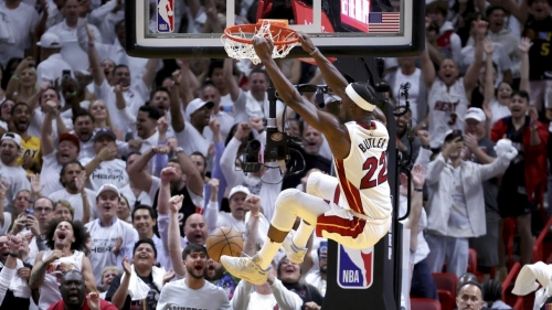 Jimmy Butler has led the Miami Heat to a commanding 3-1 series lead.