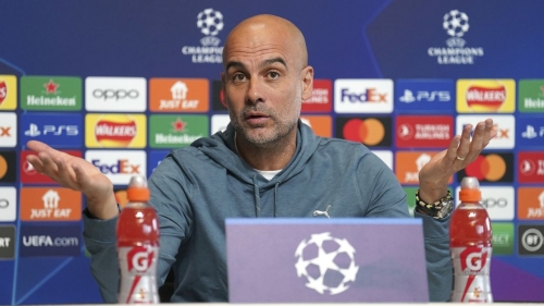 Manchester City manager Pep Guardiola says his team is focused on finally winning the Champions League. 