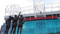 MANCHESTER, ENGLAND - OCTOBER 30: A general view is seen outside Old Trafford ahead of the Premier League match between Manchester United and West Ham United at Old Trafford on October 30, 2022 in Manchester, England. (Photo by James Gill - Danehouse/Getty Images)