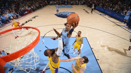 Ja Morant delivered for the Memphis Grizzlies in their win or go home playoff game.