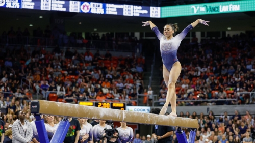 Lee still hopes to compete at the 2024 Olympics in Paris, despite her college gymnastics career ending prematurely.