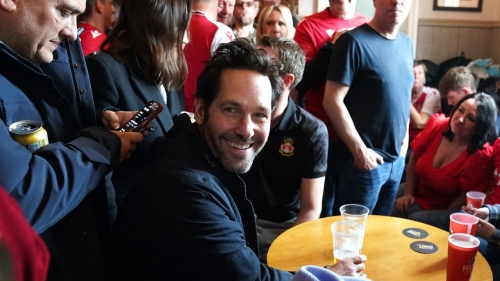 Paul Rudd is one of many actors to have watched Wrexham in recent months. 