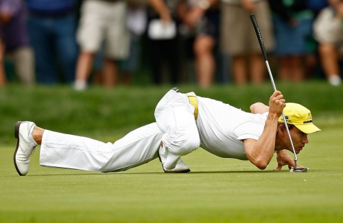 strongSpider-Man, Camilo Villegas: /strongWith great putting comes great responsibility; Colombian golfer Camilo Villegas' unorthodox style of reading putts quickly led to comparisons with New York City's web-slinging superhero.