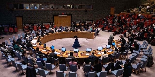 The Security Council holds a meeting on women, peace and security at U.N. headquarters in New York, March 7, 2023.