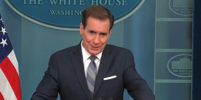 White House national security spokesman John Kirby has warned against sharing documents that have reportedly been leaked.