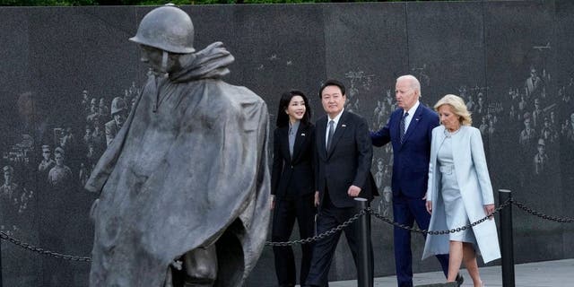 Biden Yoon Korean Memorial
