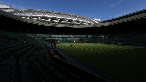 Wimbledon is the third grand slam on the tennis calendar.
