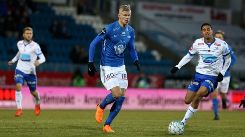 Haaland started his professional career at Molde in Norway. 