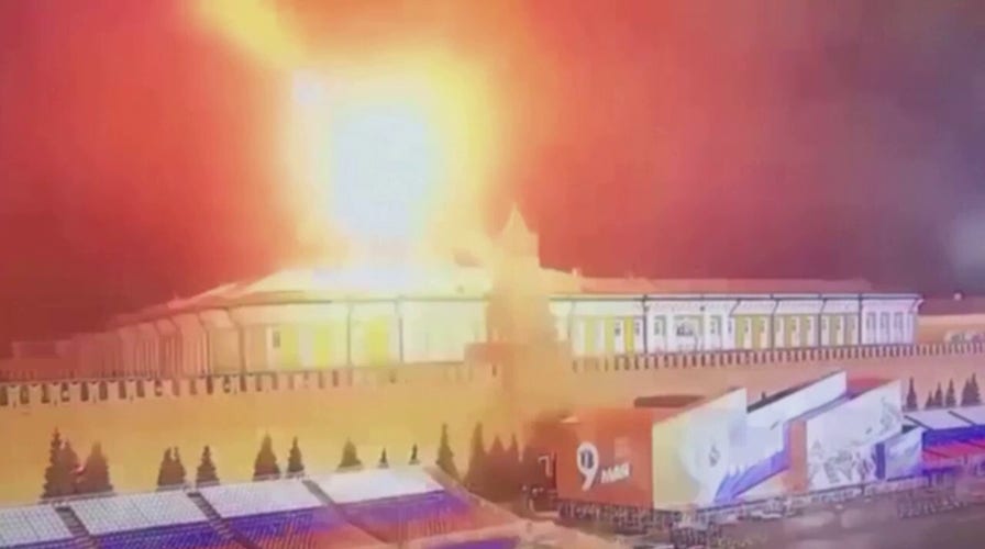 Russian video purports to show drone shot down over Kremlin