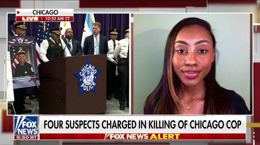 Four suspects charged in murder of Chicago cop Areanah Preston