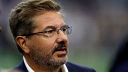 FILE PHOTO: Oct 2, 2022; Arlington, Texas, USA; Washington Commanders owner Dan Snyder on the field before the game against the Dallas Cowboys at AT&T Stadium. Mandatory Credit: Tim Heitman-USA TODAY Sports/File Photo