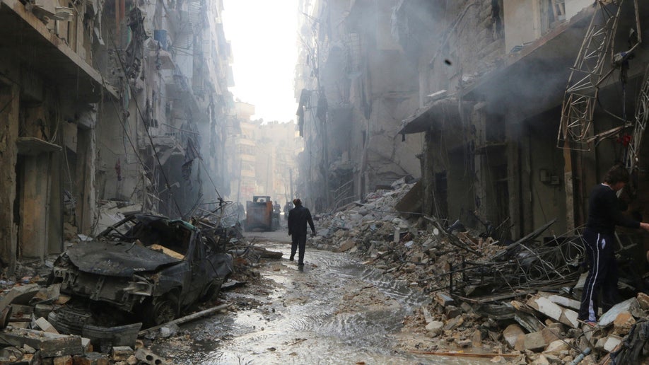 barrel bombs in Aleppo
