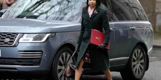 Britains Home Secretary Suella Braverman