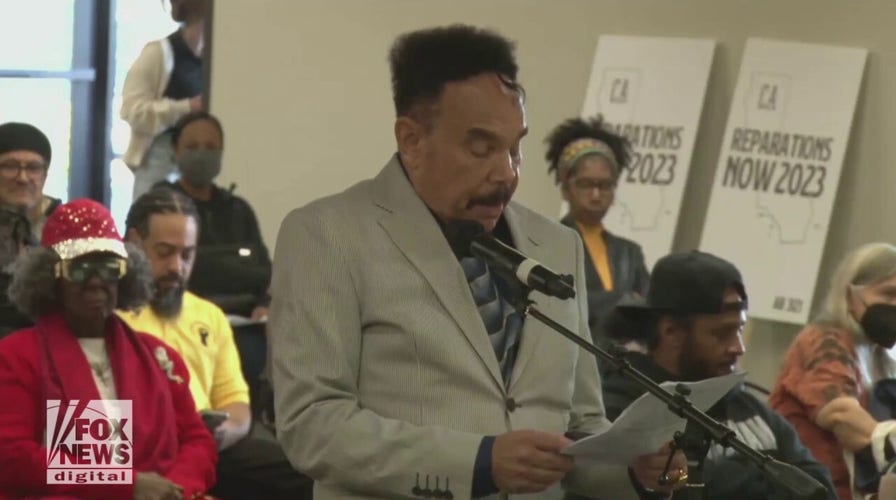 Activist at California slavery reparations meeting denounces proposed payment of $223,000, yelling ‘not enough!'
