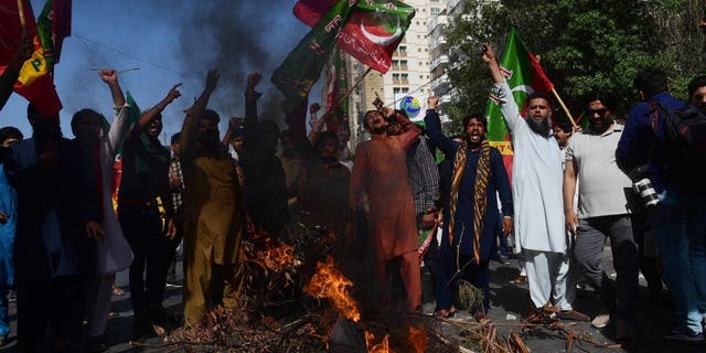 Imran Khan protests