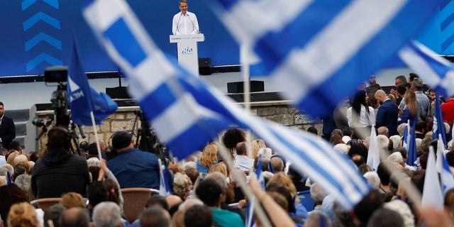 Greek Prime Minister Kyriakos Mitsotakis