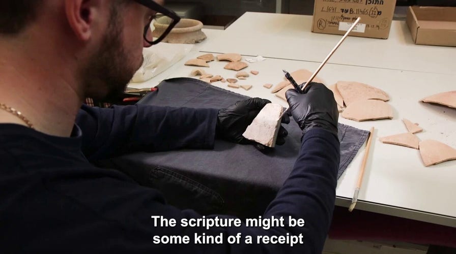 2,000-year-old receipt found on Pilgrimage road in Jerusalem