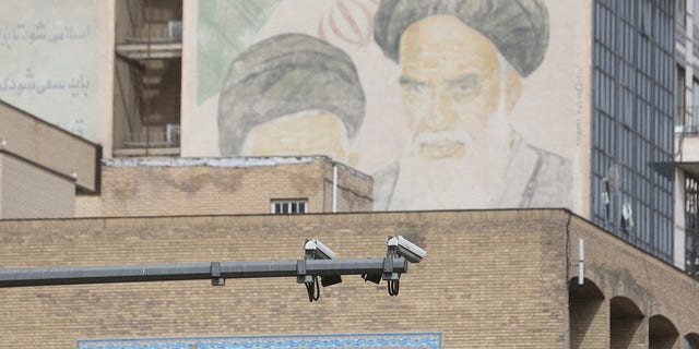 A CCTV camera in Iran