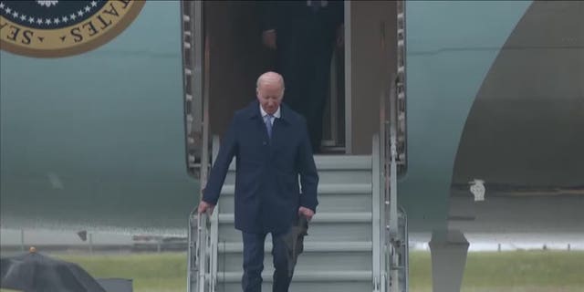 Biden Japan arrival