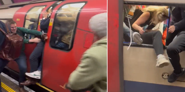 London subway train escape