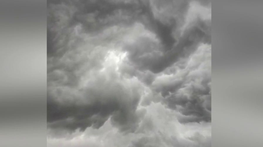 South Austin resident catches ominous stormy skies on big weather day in Texas