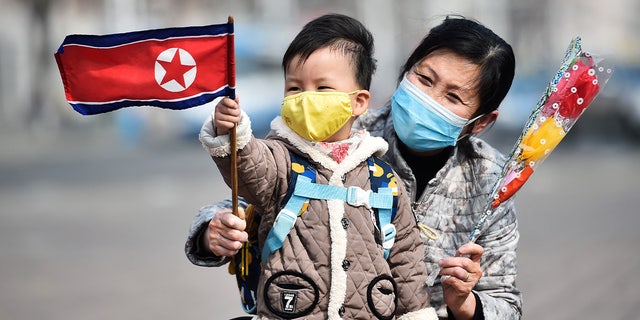 Women and grandson in North Korea