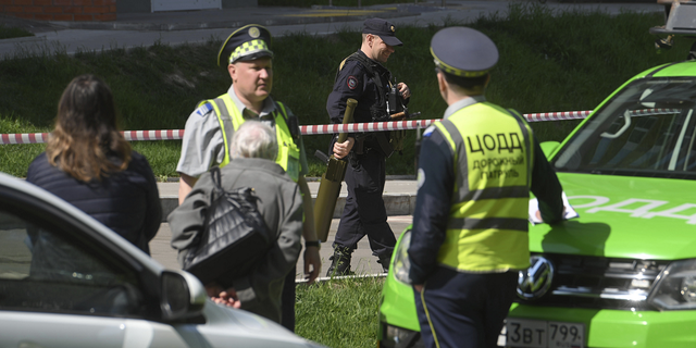 Moscow drone attack site is inspected