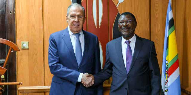 Russia and Kenyan ambassadors
